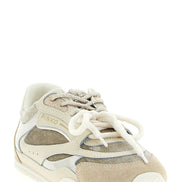 PINKO White Leather Low Top Sneakers