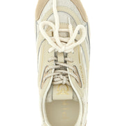 PINKO White Leather Low Top Sneakers