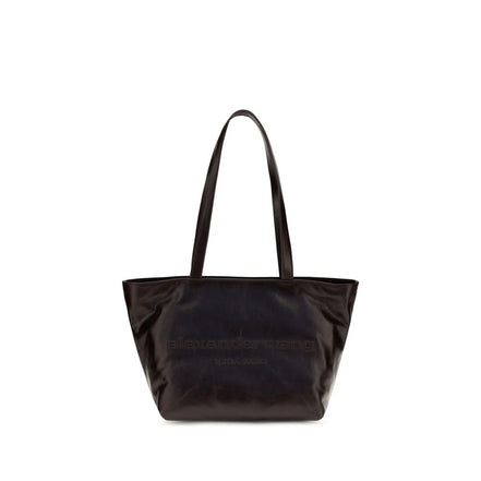 Alexander Wang Brown Calf Leather Bos Taurus Shoulder Bag
