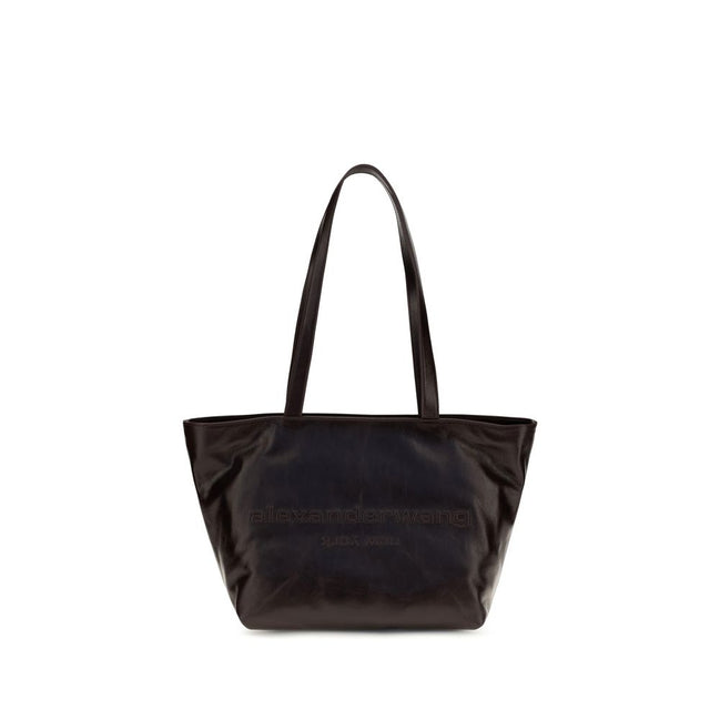 Alexander Wang Brown Calf Leather Bos Taurus Shoulder Bag