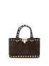 Valentino Garavani Brown Calf Leather Bos Taurus Handbag
