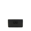 Valentino Garavani Black Calf Leather Bos Taurus Wallet