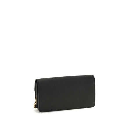 Valentino Garavani Black Calf Leather Bos Taurus Wallet