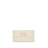 Valentino Garavani White Calf Leather Bos Taurus Wallet