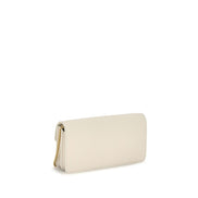 Valentino Garavani White Calf Leather Bos Taurus Wallet