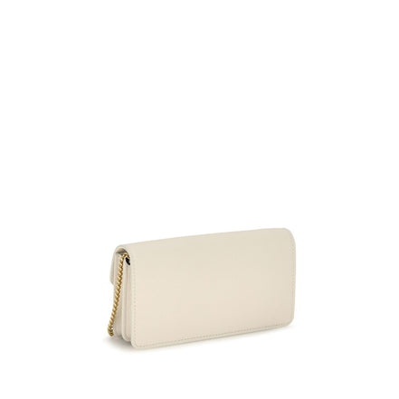 Valentino Garavani White Calf Leather Bos Taurus Wallet