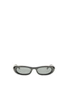 Saint Laurent Black Acetate Sunglasses