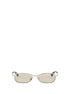 Saint Laurent Silver Acetate Sunglasses