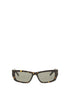 Saint Laurent Brown Acetate Sunglasses