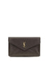 Saint Laurent Brown Lamb Ovis Aries Aries Clutch Bag