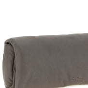 Rick Owens Gray Calfskin Clutch Bag