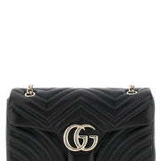 Gucci Black Lamb Leather Shoulder Bag