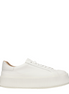 Jil Sander White Leather Platform Sneakers