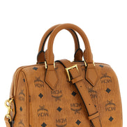 MCM Brown Polyethylene Handbag