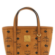 MCM Brown Polyethylene Tote Bag