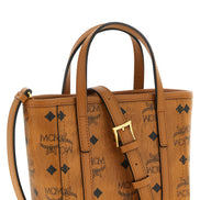 MCM Brown Polyethylene Tote Bag