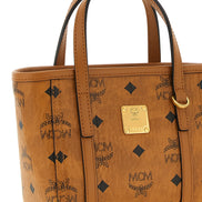 MCM Brown Polyethylene Tote Bag