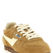 Autry Brown Cowhide Athletic Sneakers