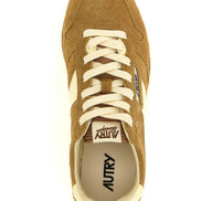 Autry Brown Cowhide Athletic Sneakers