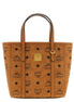 MCM Brown Polyethylene Tote Bag