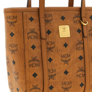 MCM Brown Polyethylene Tote Bag