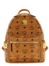 MCM Brown Polyethylene Backpack