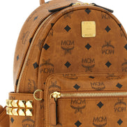 MCM Brown Polyethylene Backpack