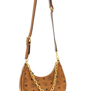 MCM Brown Polyethylene Shoulder Bag