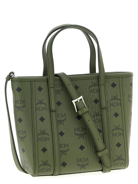 MCM Bicolor Polyethylene Tote Bag