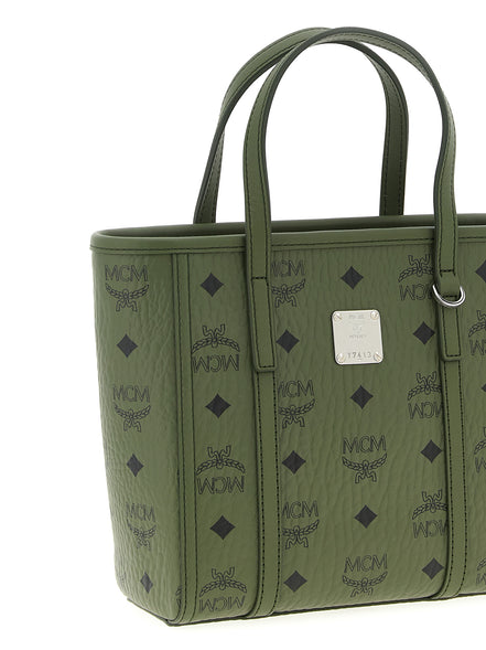 MCM Bicolor Polyethylene Tote Bag