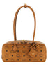 MCM Brown Polyethylene Shoulder Bag