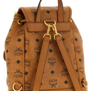 MCM Brown Polyethylene Backpack