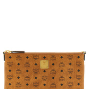 MCM Brown Polyethylene Clutch Bag