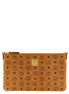 MCM Brown Polyethylene Clutch Bag