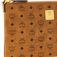 MCM Brown Polyethylene Clutch Bag