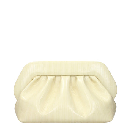 THEMOIRè Clutch Bag in Beige Eco-Leather