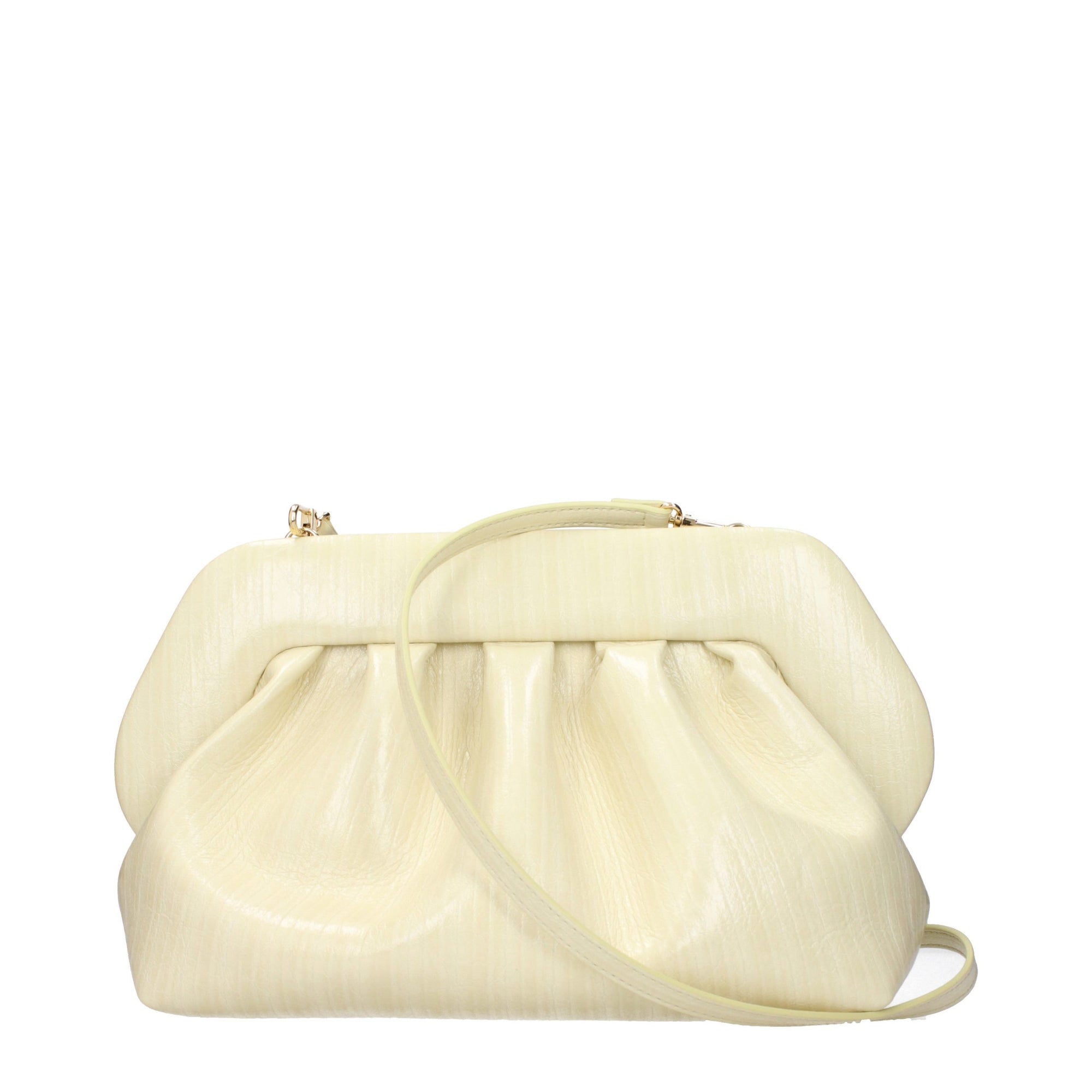 THEMOIRè Clutch Bag in Beige Eco-Leather