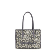 Coccinelle Gray Fabric Shoulder Bag