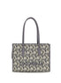 Coccinelle Gray Fabric Shoulder Bag