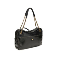 Vivienne Westwood Black Calf Leather Bos Taurus Shoulder Bag