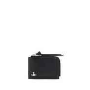 Vivienne Westwood Black Calf Leather Bos Taurus Wallet