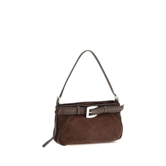 Staud Brown Lamb Ovis Aries Shoulder Bag