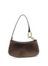 Staud Brown Calf Leather Bos Taurus Shoulder Bag