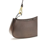 Staud Brown Calf Leather Bos Taurus Shoulder Bag