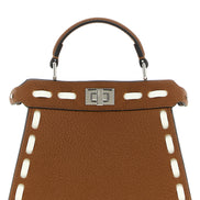 Fendi Brown Calfskin Handbag
