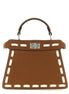 Fendi Brown Calfskin Handbag