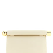 Jacquemus White Lamb Leather Clutch Bag