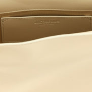 Jacquemus White Lamb Leather Clutch Bag
