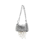 Rabanne Silver Stainless Steel Shoulder Bag