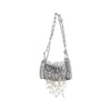 Rabanne Silver Stainless Steel Shoulder Bag